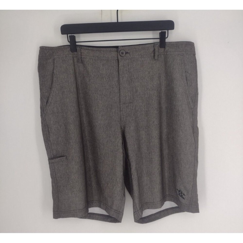 Da Hui Gray Olive / Gray Hybrid Boardshorts Surf Skate Beach Summer Mens W 40